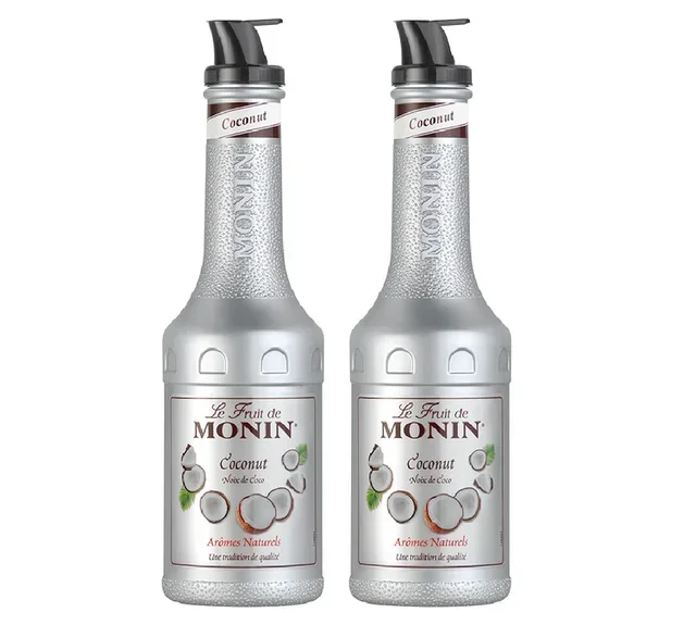 MONIN Двојно паковање кокос пиреа 1L (2x1L)
