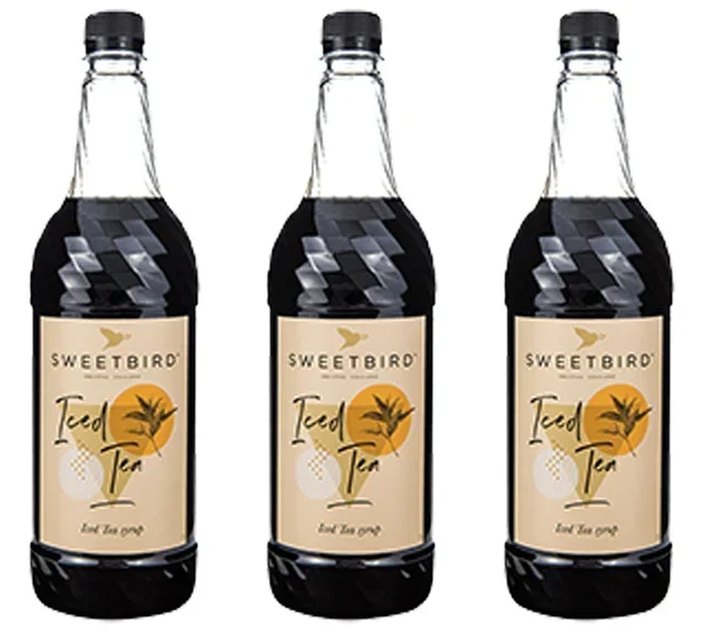 Lote de 3 Siropes Profesionales Té Helado 3 x 1L - SWEETBIRD FP 28.03.2026
