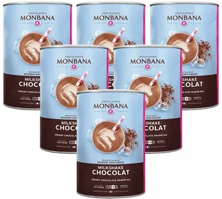 Lote 6 Cajas Batido de Chocolate 6x1kg - Monbana