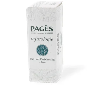 PAGÈS Bio Earl Grey Fekete Tea - 24 filter