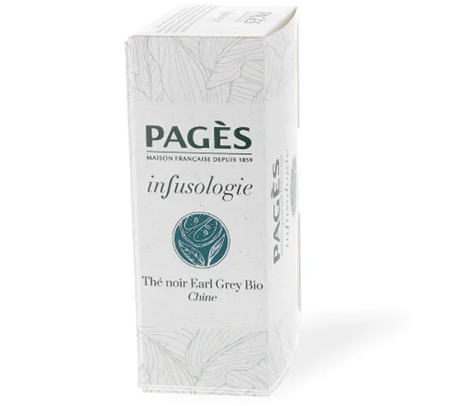 PAGÈS Luomu Earl Grey Musta Tee - 24 Kristallipussia