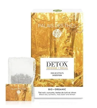Palais des Thés Organic Indian Detox Tea – 20 Muslin Sachets