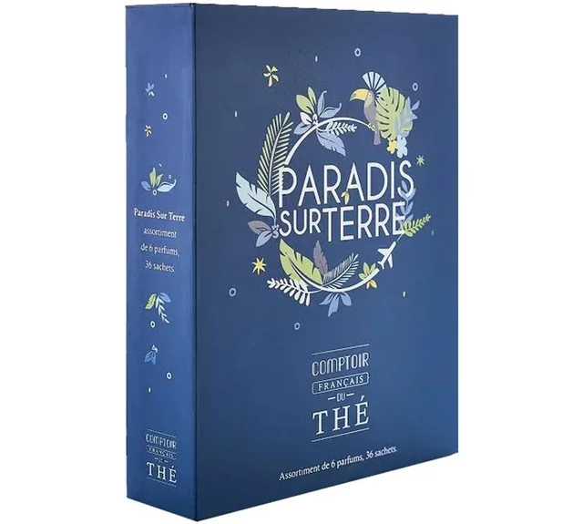 Paradise on Earth Tea Gift Set - 6 x 6 sachets - COMPTOIR FRANÇAIS DU THÉ