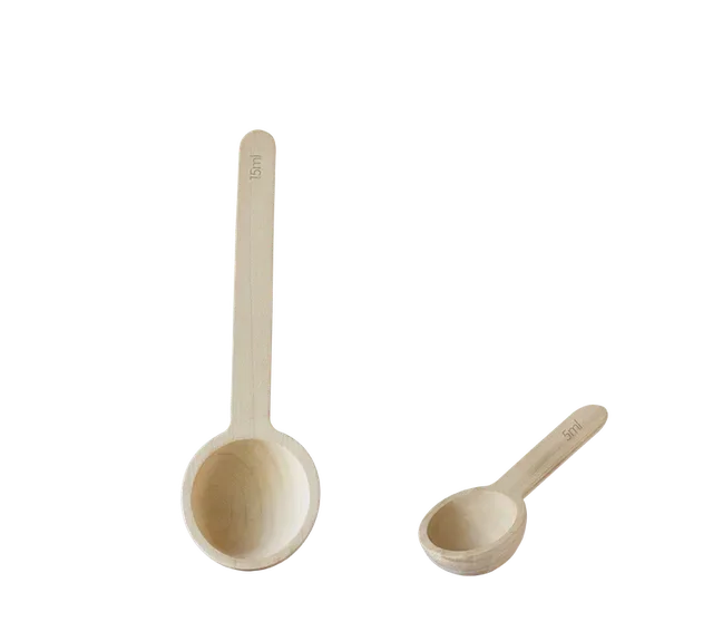 Σετ 2 κουταλιών μέτρησης Pebbly – 5 ml &amp; 15 ml