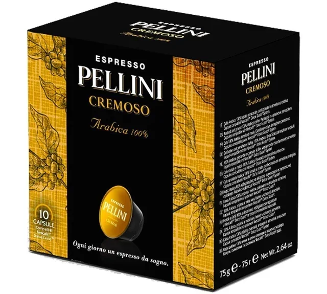 PELLINI 10 kapselin pakkaus, Nescafé* Dolce Gusto* -yhteensopiva
