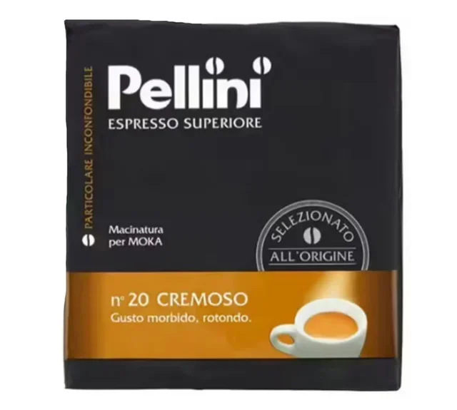 PELLINI №20 Cremoso – смляно кафе 2x250g (500g)
