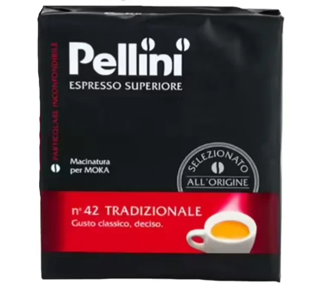 PELLINI Ground Coffee No. 42 Traditional - 2 x 250g - Superior Espresso