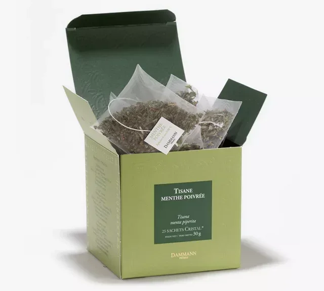 Tisana Menta Piperita Erboristeria Orgeval - 25 Bustine Cristallo - DAMMANN FRÈRES