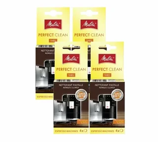 Pastiglie PERFECT CLEAN per macchine automatiche, set da 4 – Melitta