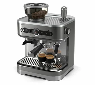 Philips Barista Brew PSA3228/01 -kahvinkeitin, metallinen, kaksi säiliötä pavuille.
