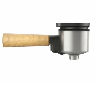 PHILIPS Baristina BAR302/20 espressomaskin med integrert kvern, premiummodell hvit, filterholder i tre.