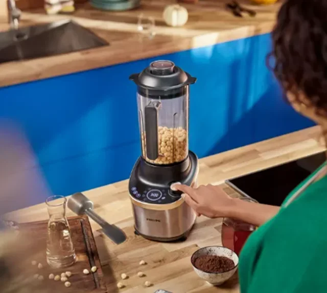 PHILIPS Flip&amp;Juice Блендер HR3770/00 Центрифуга 2 у 1 Црни и бакар