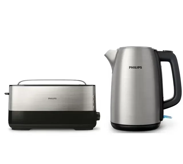Philips frokostsett: vannkoker HD9351/90 + brødrister HD2692/90