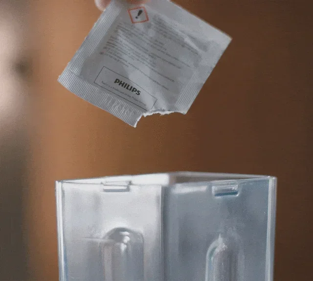 Sachets PHILIPS CA6705/10 pour nettoyage circuit lait - Lot de 6