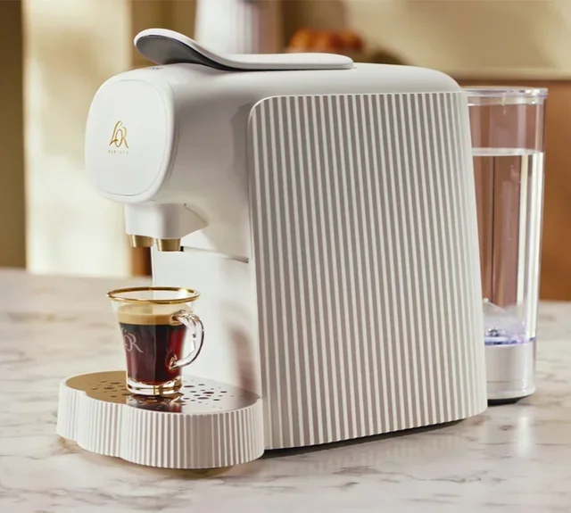 PHILIPS L'OR Barista Alessi LM9012/08 - White Alessi Capsule Coffee Maker