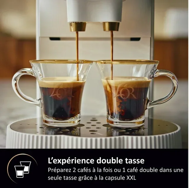 PHILIPS L'OR Barista Alessi LM9012/08 - White Alessi Capsule Coffee Maker