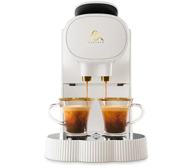 PHILIPS L'OR Barista Alessi LM9012/08 - White Alessi Capsule Coffee Maker