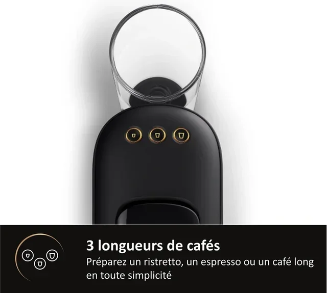 PHILIPS L'OR Barista LM9016/63 – Wyjątkowy Premium ekspres do kawy na kapsułki, Czarno-metaliczny