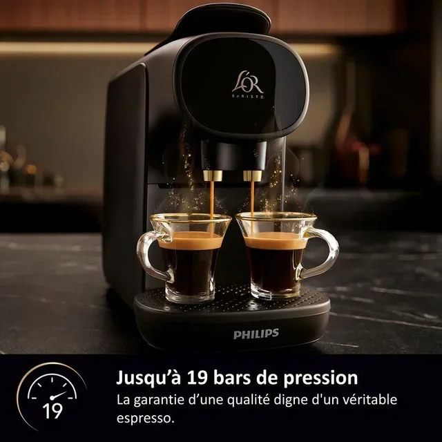 Philips L'Or Barista Sublime LM9012/60 – Svart pianolack