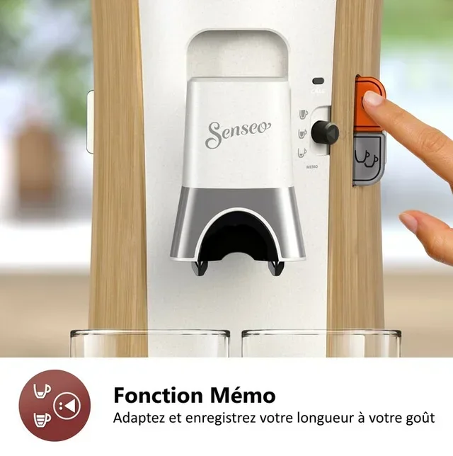 PHILIPS Senseo CSA240/06 Eco Conscious Weiße Kapselkaffeemaschine