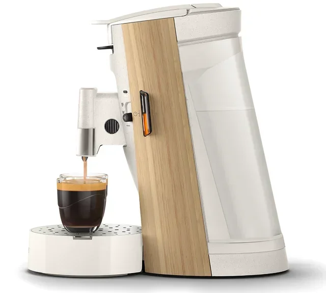 PHILIPS Senseo CSA240/06 Eco Conscious Weiße Kapselkaffeemaschine