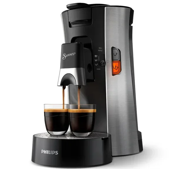 PHILIPS Senseo CSA250/11 Select Premium Metal Kapselkaffeemaschine