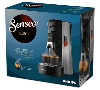 PHILIPS Senseo CSA250/11 Select Premium Metal Kapselkaffeemaschine