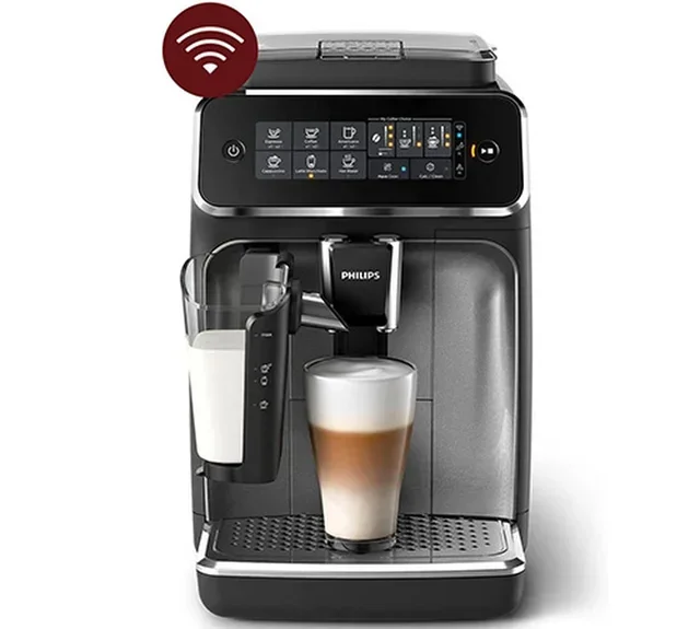 PHILIPS Series 3200 LatteGo Connectée EP3546/70 Macchina Espresso con Macinacaffè