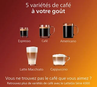 PHILIPS Series 3200 LatteGo Connectée EP3546/70 Macchina Espresso con Macinacaffè