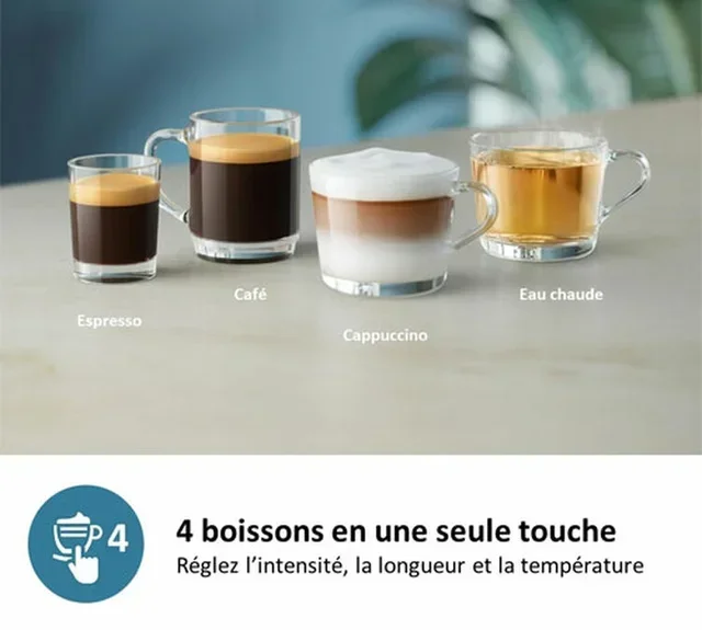 PHILIPS SilentBrew EP2331/10 Macinacaffè Espresso LatteGo Nero