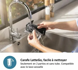 PHILIPS SilentBrew EP2336/40 Macinacaffè Espresso LatteGo Nero Cromato