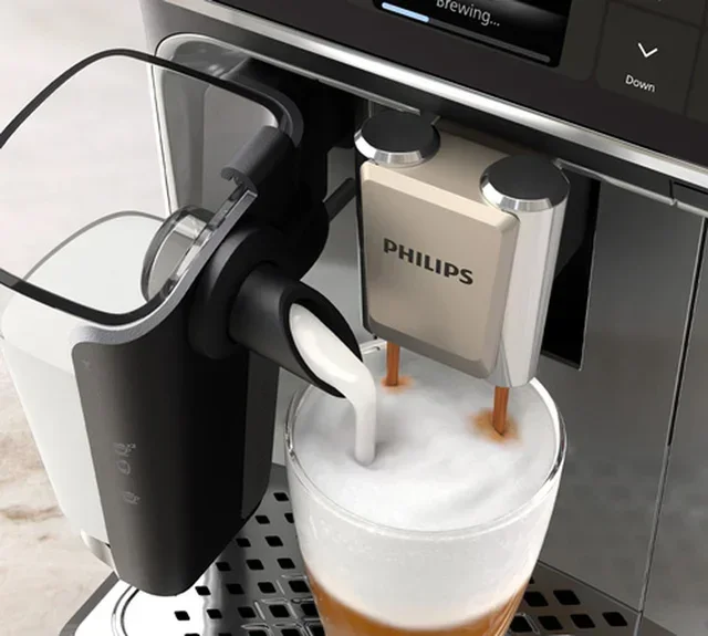 PHILIPS SilentBrew EP4441/50 Nero Macinacaffè Espresso con LatteGo