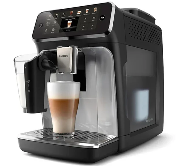 PHILIPS SilentBrew EP4446/70 LatteGo Argento Macinacaffè Espresso