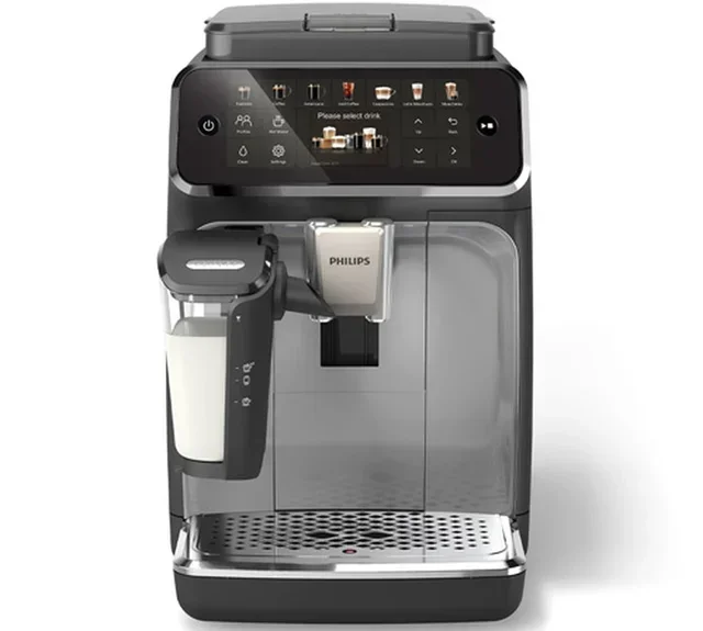 PHILIPS SilentBrew EP4446/70 LatteGo Argento Macinacaffè Espresso
