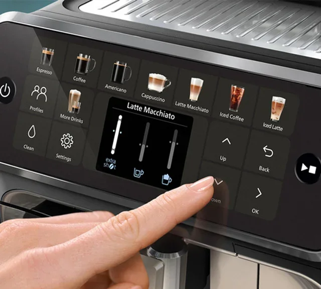 PHILIPS SilentBrew Macinacaffè Espresso EP5541/50 LatteGo Nero