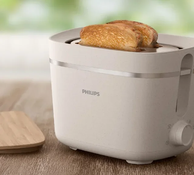 PHILIPS Тостер HD2640/10 Ecoconscious бял