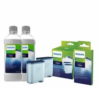 6-mjesečni set za održavanje: 2 uloška + 2 sredstva protiv kamenca + čistač za mliječni sustav.