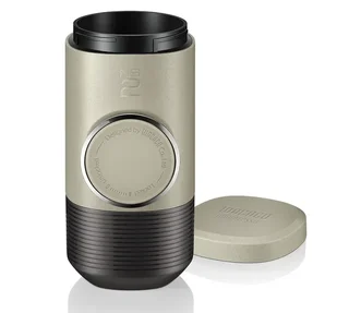 Máquina de café portátil WACACO Minipresso NS2 Beige/Verde pálido