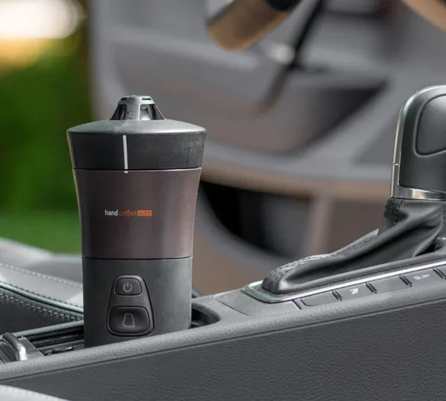 Draagbare Handpresso Handcoffee Auto 12V koffiemachine voor Senseo-pads met beschermhoes en cadeaus