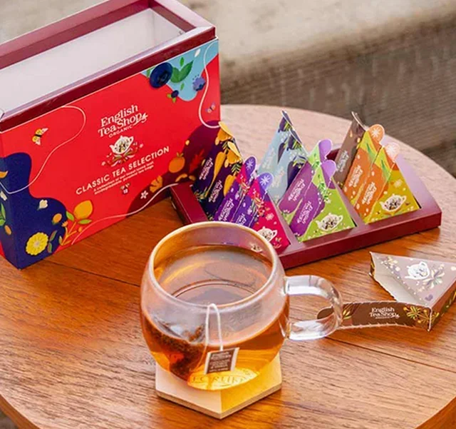 Confezione Prismi Selezione di Tè Bio - 12 bustine - ENGLISH TEA SHOP