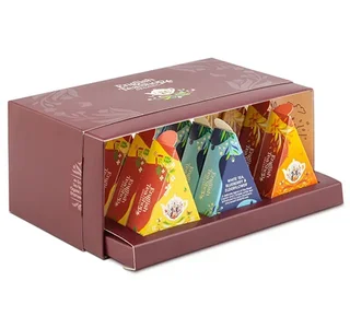 Confezione Prismi Selezione di Tè Bio - 12 bustine - ENGLISH TEA SHOP