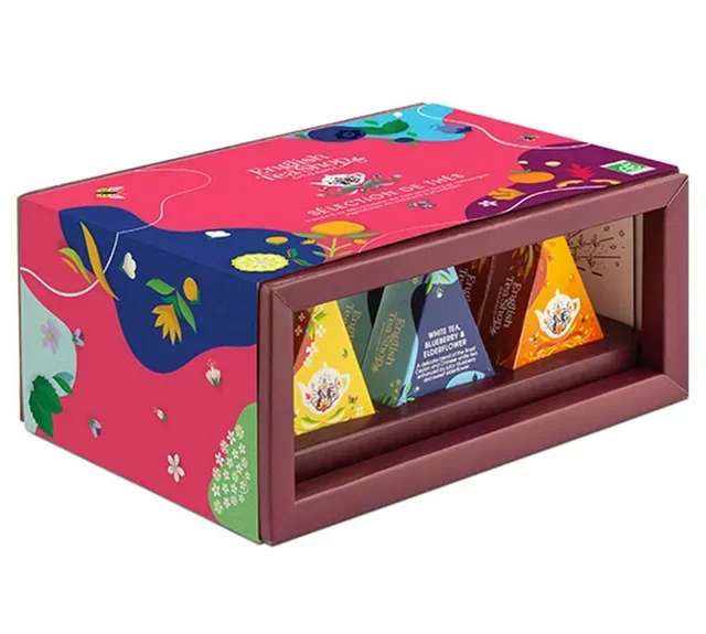 Confezione Prismi Selezione di Tè Bio - 12 bustine - ENGLISH TEA SHOP