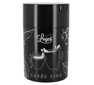 Contenitore nero professionale 500g sottovuoto - Cafés Lugat