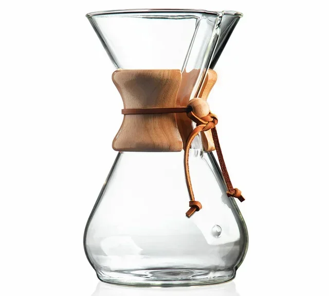Cafeteira Profissional Chemex em Vidro - 8 Chávenas