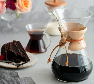 Cafeteira Profissional Chemex em Vidro - 8 Chávenas