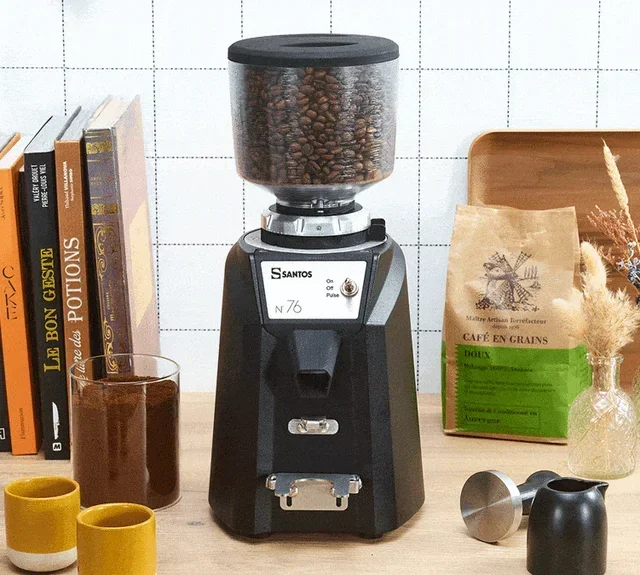 SANTOS Kawa 76 Svart profesjonell kaffekvern