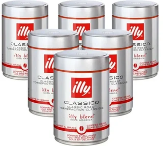 Professionelle Espresso Kaffeebohnen 6x250g – ILLY