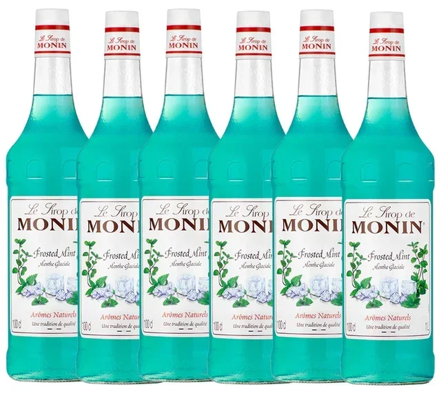 Professional MONIN Syrup Bundle - Glacial Mint - 6 x 1L