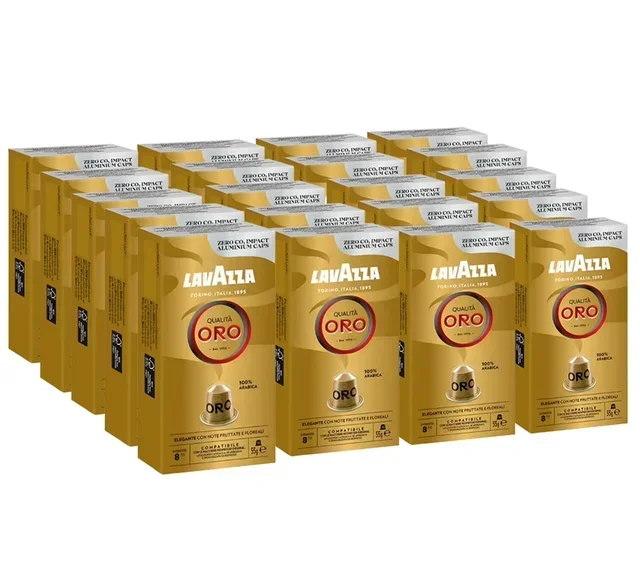 Pack Professionale: 200 Capsule Lavazza Qualita Oro per Sistemi Nespresso* Original - LAVAZZA
