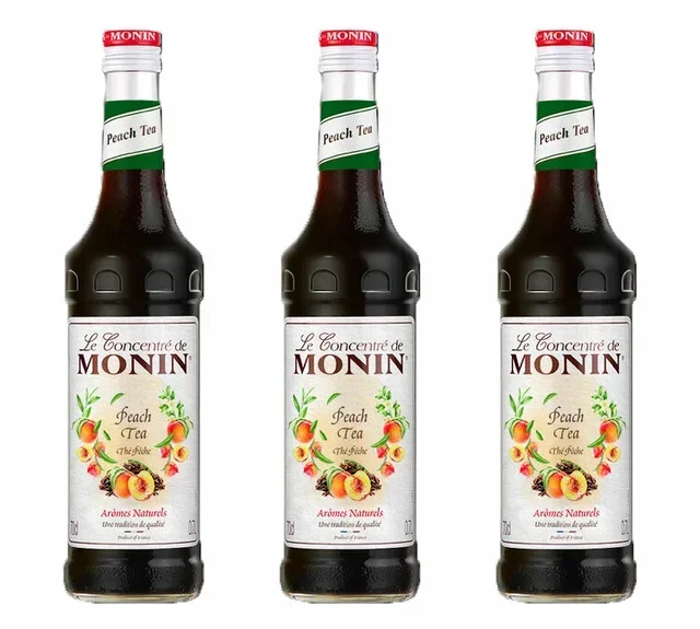 Pack Profesional de 3 Jarabes - Té de Melocotón - 3 x 70cl - MONIN